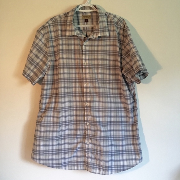 Sonoma Casual Short Sleeve Button Up Shirt - Picture 1 of 7